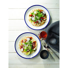 Churchill Retro Blue collectie – blauw patroon servies