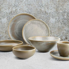F2D Usko servies – robuust aardse tinten