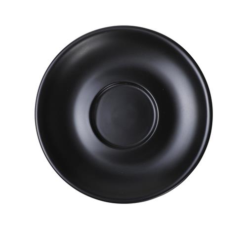 Café Latte Saucer Black 15.2cm 12/Box