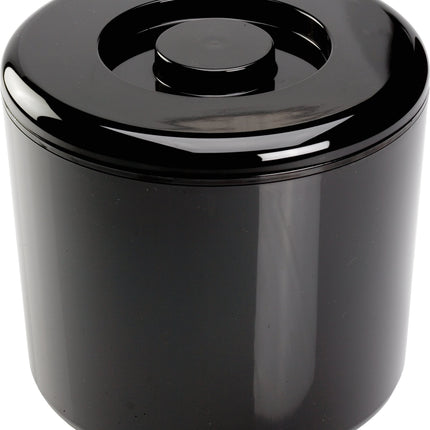 Ice Box round black with drain inlet 8 L
