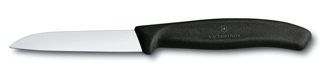 Victorinox Swiss Classic schilmes 8 cm zwart – scherp groentemes voor keuken en horeca