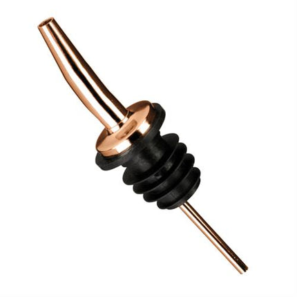 APS metalen pourer met rubberen kurk koper - koperkleurige schenktuit voor cocktailbars