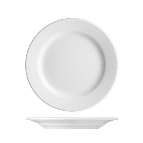 Benedikt Princip plat bord Ø 19 cm – porseleinen dessertbord voor restaurants