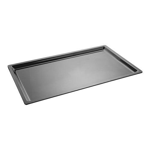 EMGA GN bak melamine 1/1 GN 20 mm zwart – zwart buffetplateau voor moderne presentatie