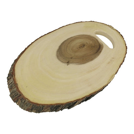 EMGA serveerplank Tree ovaal – ovale houten serveerplank voor tapas en kaasplateaus