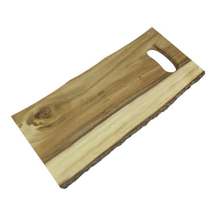 EMGA serveerplank Tree 40x20 cm – rechthoekige houten serveerplank voor tapas en vlees