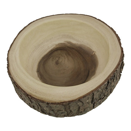 EMGA serveerplank Tree kom – houten serveerplank met kom voor dips en sauzen
