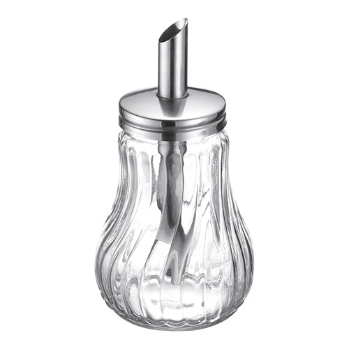 Suikerstrooier, RVS/Glas 28 cl