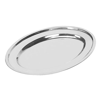 EMGA serveerschaal 20 cm ovaal – kleine ovale RVS schaal voor tafelservice