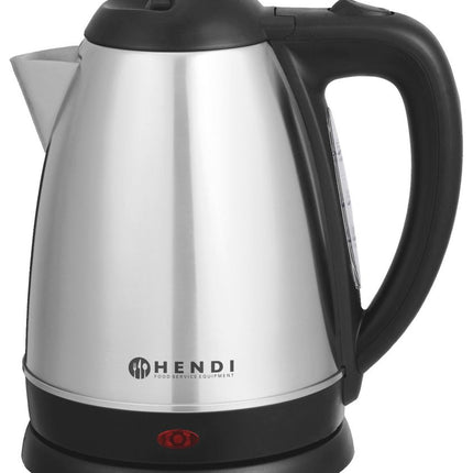 Hendi waterkoker 1,8 liter rvs 1800W – snelkoker voor keuken, kantine en horeca