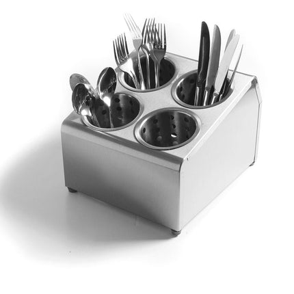 Bestekkorf Hendi roestvrij staal – detail van het handvat voor gebruik in de horecaspoelkeuken