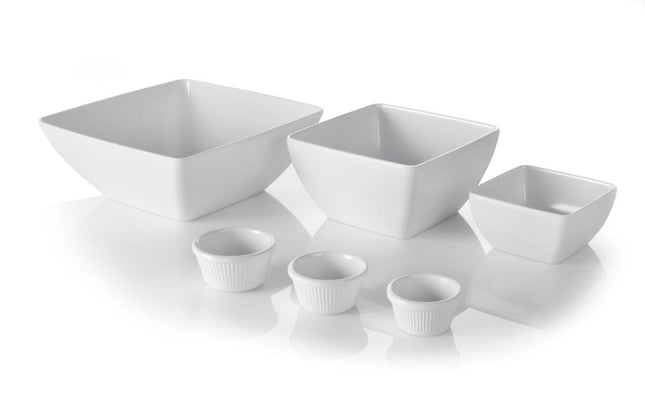 Bakje vierkant melamine270x270x105 mm 1/box