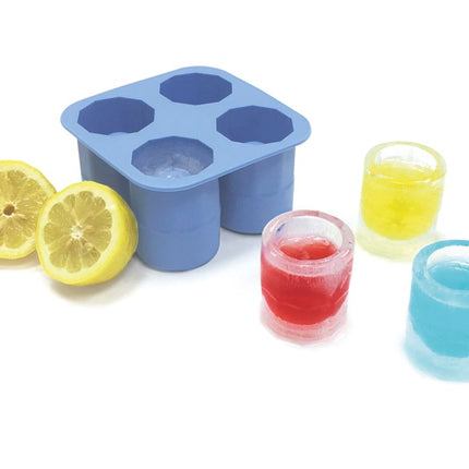 Hendi ijsvorm silicone – 4 ice shot glazen voor originele shotjes op feesten en in de bar