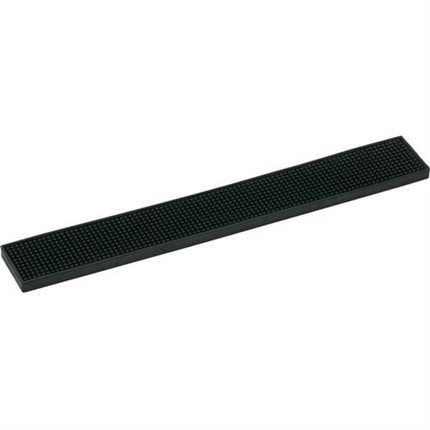 APS barmat zwart 60 x 8 cm - antislip mat voor glazen achter de bar