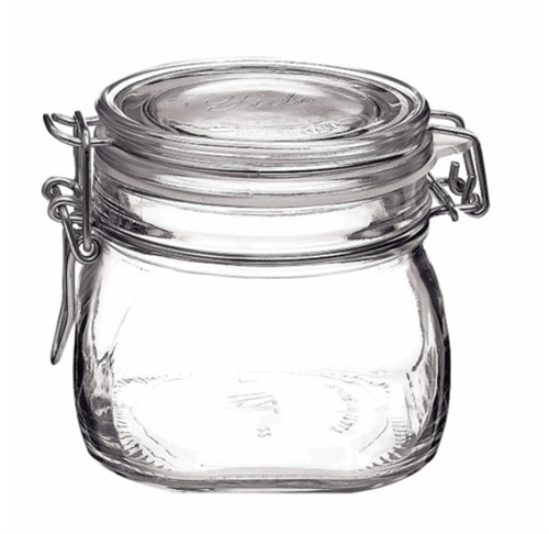 Fido Vaso Vierkant 500 ml 6/box