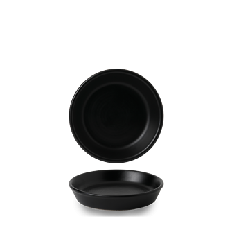 Dudson Evo Jet olijf-/tapasschaaltje 15,9 cm – gitzwart porselein voor restaurants