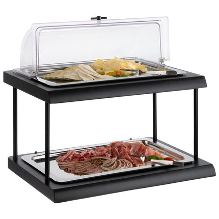 APS refrigerated buffet display detail – koelvitrine voor buffet in hotel en restaurant