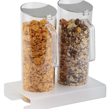 APS cereal bar set 3-delig 26 x 17 cm – muesli-dispenserset voor ontbijtbuffet in hotel