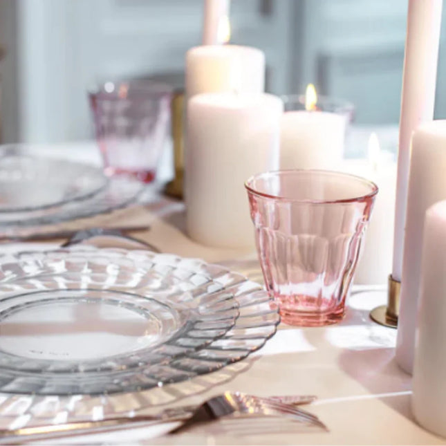 Duralex Picardie Rose tumbler 25 cl – roze gehard waterglas voor restaurants
