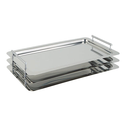 EMGA Serveerplateau Classic 1/1 GN – klassiek RVS buffetplateau voor de horeca