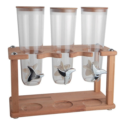 EMGA Dispenser 3x 1,5 liter – drievoudige sapdispenser voor het ontbijtbuffet