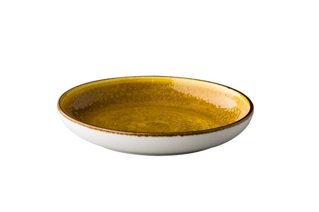 Jersey bord rond diep geel 26,5 cm 12/box