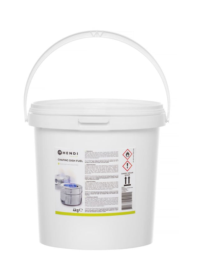 Chafing Dish Fuel Paste - 4 kg bucket ethanol Hendi 1/box