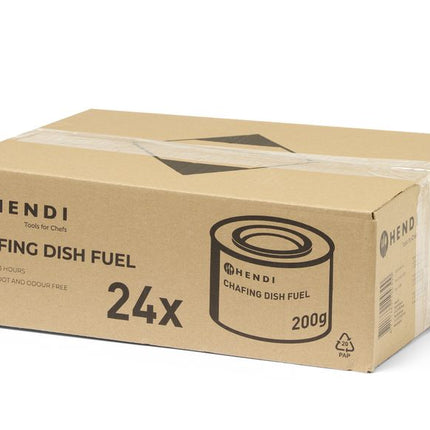 Chafing dish fuel - can 200 g ethanol Hendi 24/box
