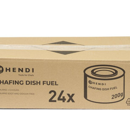 Chafing dish fuel - can 200 g ethanol Hendi 24/box