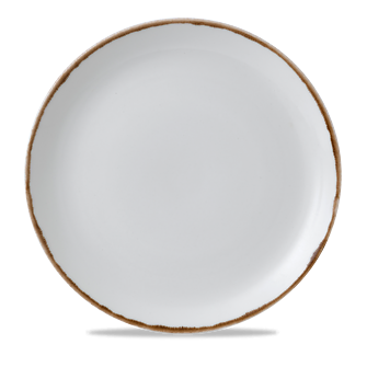 Dudson Harvest Natural coupebord 28,8 cm – naturel porseleinen bord voor de horeca