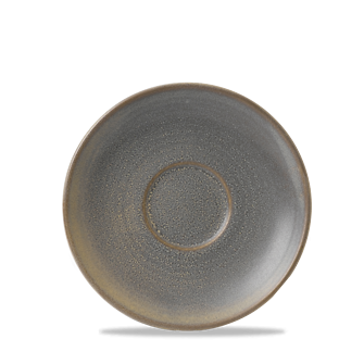 Dudson Evo Granite schotel 16,2 cm – graniet-grijze porseleinen schotel voor de horeca