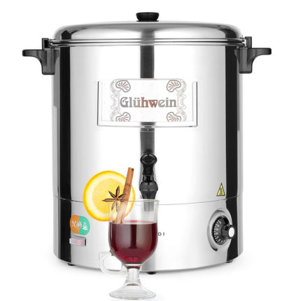 Hendi heetwaterketel 30 l met tapkraan – XL dispenser voor thee, koffie en glühwein