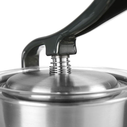Hendi elektrische citruspers in zijaanzicht – stevige juicer voor dagelijks gebruik