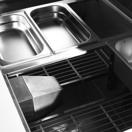 Hendi koelsaladette met twee deuren – praktische mise-en-place koeling voor catering