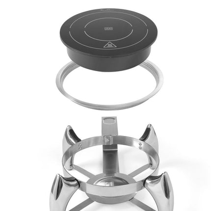 Inductie kookplaat 800Wvoor inbouw+chafing dish 245mm 1/box