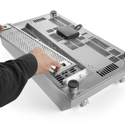 Bedieningspaneel van de Hendi dubbele inductiekookplaat 2x 3500W