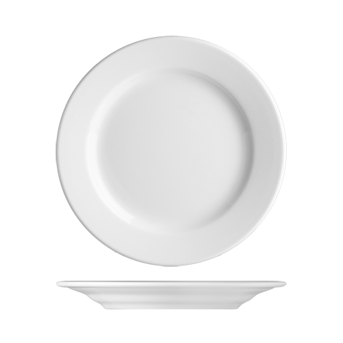 Benedikt Princip plat bord Ø 21 cm – porseleinen bord voor restaurants en cafés