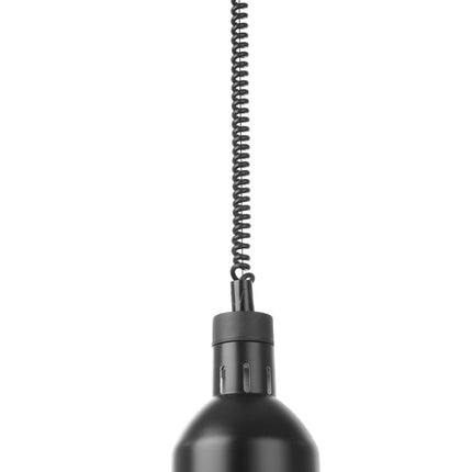 Warmtelampcylindrisch zwart 1/box