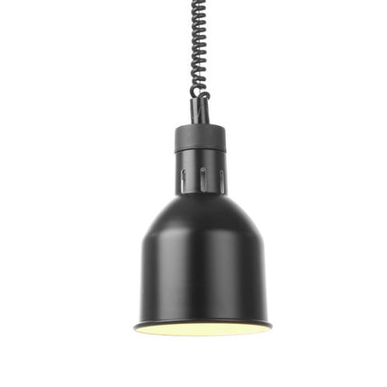 Warmtelampcylindrisch zwart 1/box