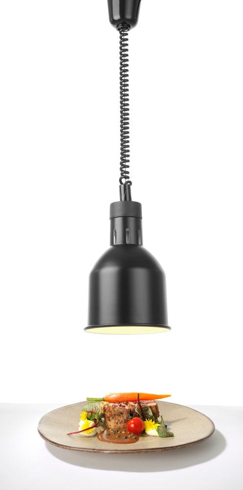 Warmtelampcylindrisch zwart 1/box