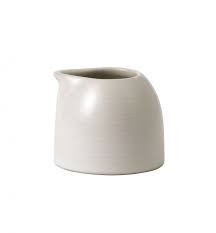 Dudson Evo Pearl melkkannetje 60 ml – parelwit porseleinen kannetje voor de horeca