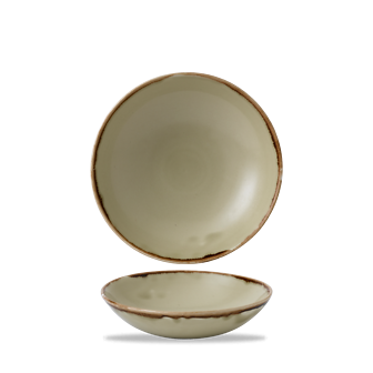 Dudson Harvest Linen coupekom 18,2 cm – linnen porseleinen coupekom voor de horeca