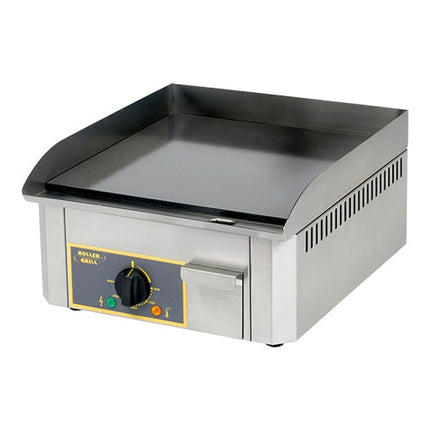 EMGA Elektrische bakplaat glad 40x40 cm – grillplaat voor snackbar en keuken