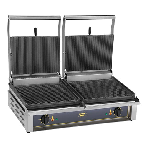 EMGA Contactgrill Panini Double – dubbele paninigrill voor café en snackbar