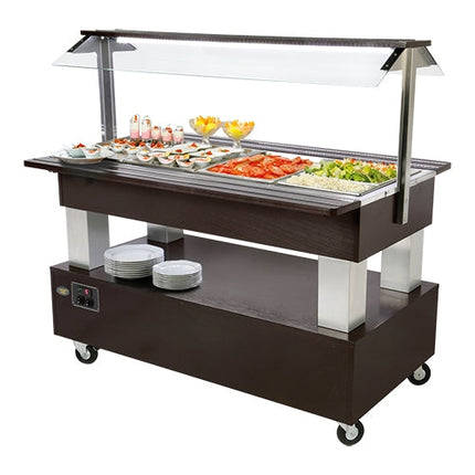 EMGA Gekoeld buffet SB40F – koelbuffet voor salades en desserts in de horeca