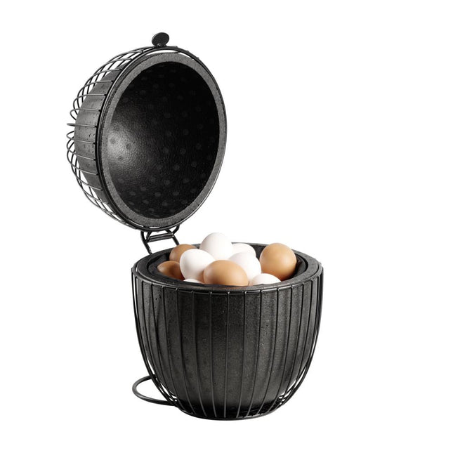 Egg Basket 23 CM Black
