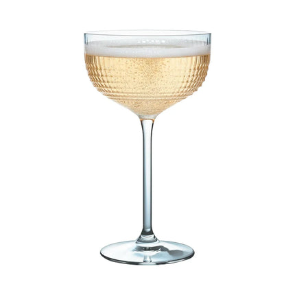Arcoroc Disco champagneglas in gebruik - coupeglas voor events en feesten