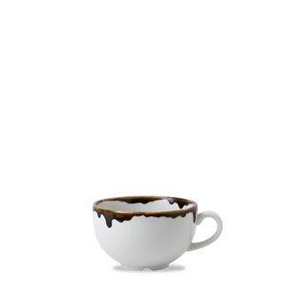 Dudson Harvest Natural cappuccinokop 340 ml – naturel porseleinen kop voor koffiebars