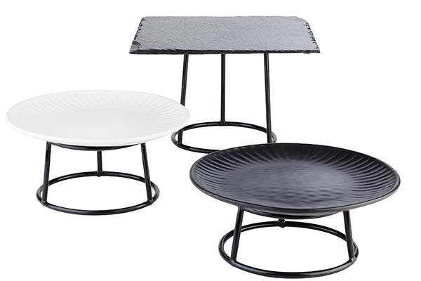 APS Multi Round buffet stand h 8 cm – presentatieverhoger voor taart en buffet in hotel