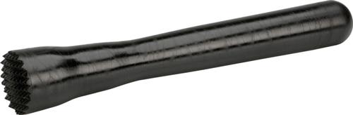 Muddler Plastic fine notched black 24 cm